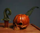 Pumpkin Skull Pipe