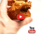 Fenrir Wolf — carved briar pipe
