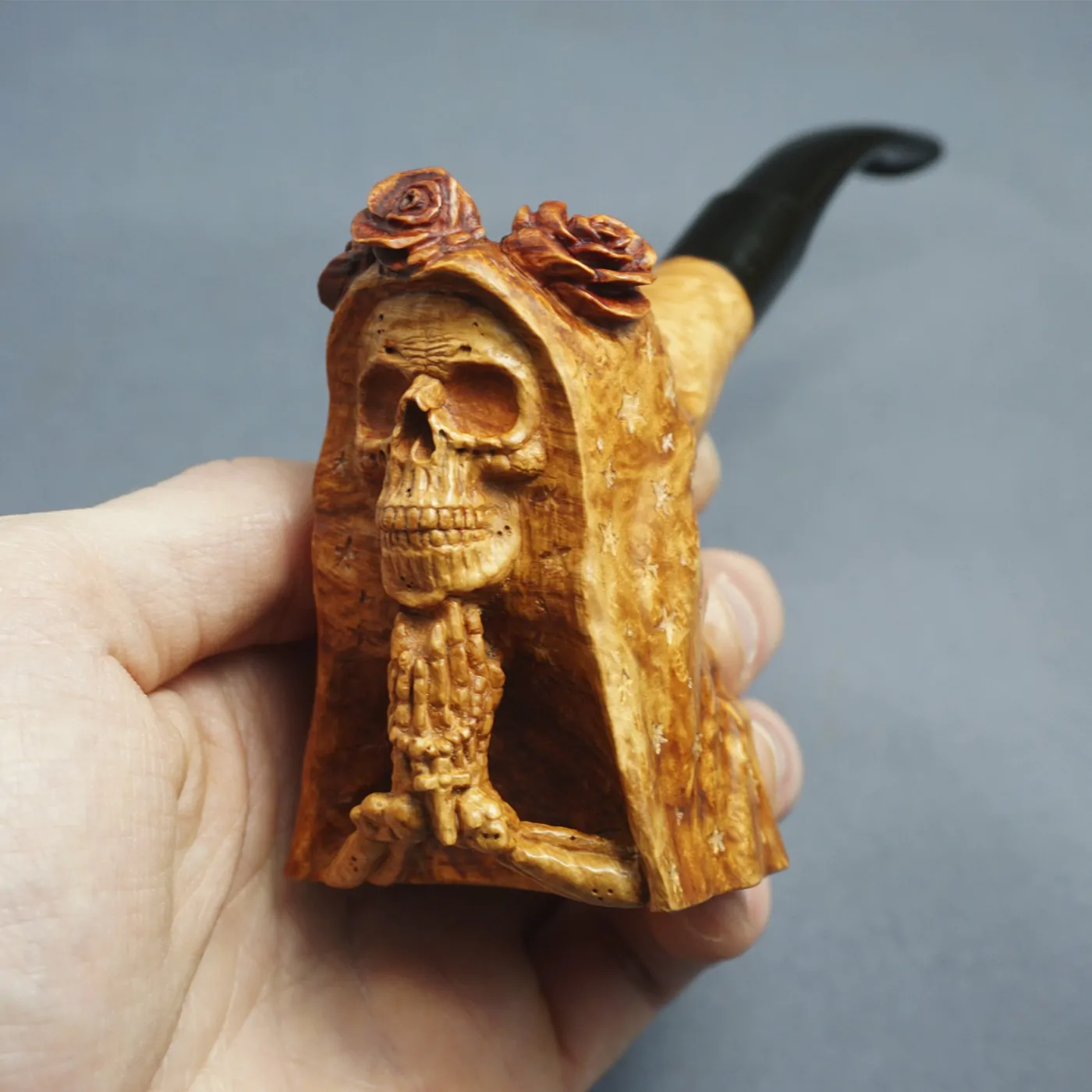 Santa Muerte Smoking Pipe