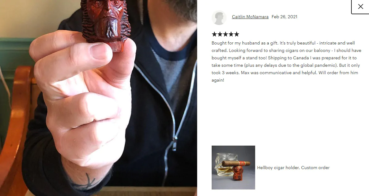 Feedback. Hellboy holder