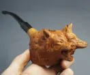 Good/Evil Wolf Pipe