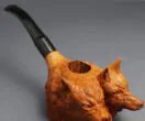 Good/Evil Wolf pipe