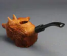 Good/Evil Wolf pipe