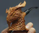 Dragon Pipe from Wood