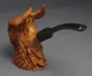 Dragon handmade wooden pipe