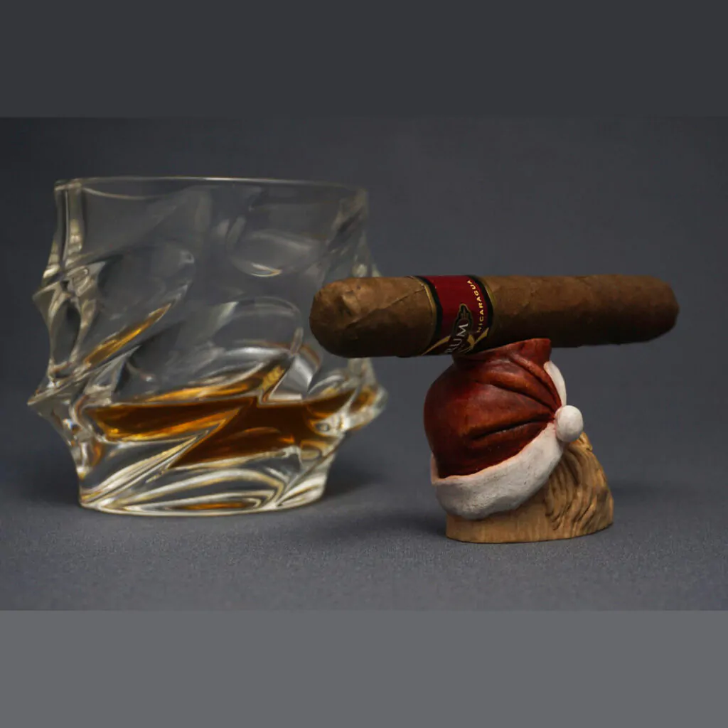 Santa Skull Cigar Holder