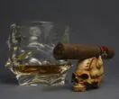 Demon Skull Cigar Rest