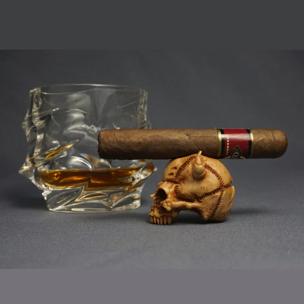 Demon Skull Cigar Rest