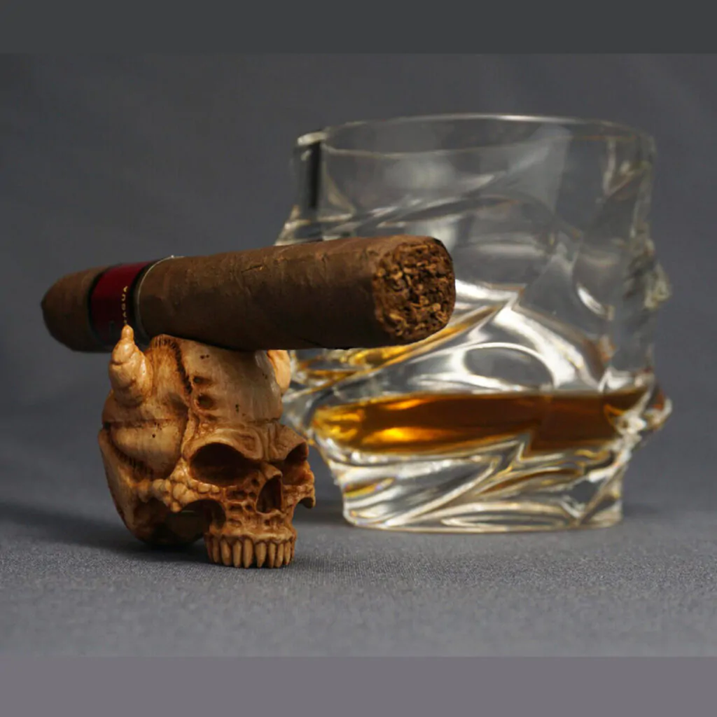 Demon Skull Cigar Rest