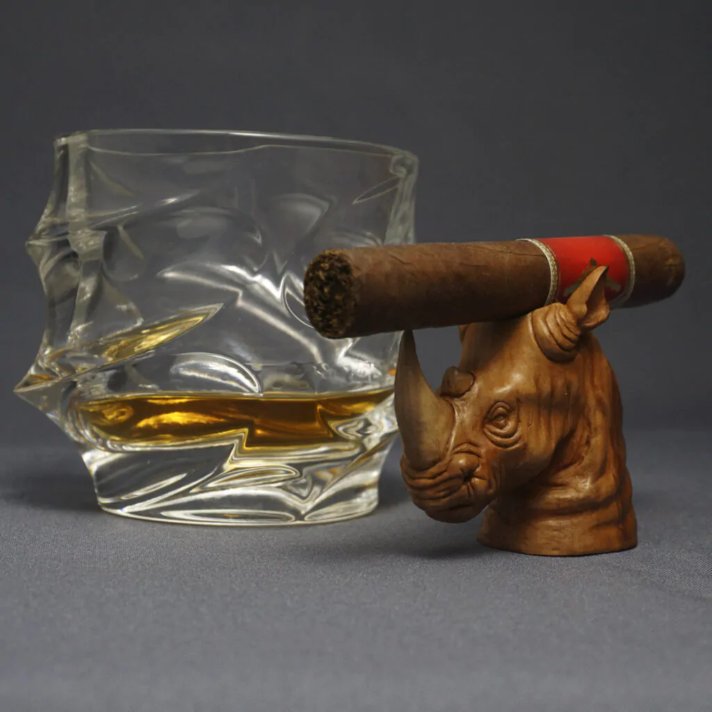 Rhino cigar stand