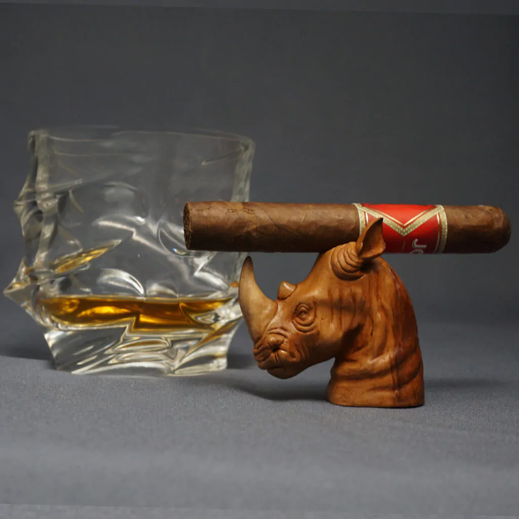 Rhino cigar stand