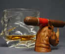 Rhino cigar stand