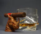Rhino cigar stand