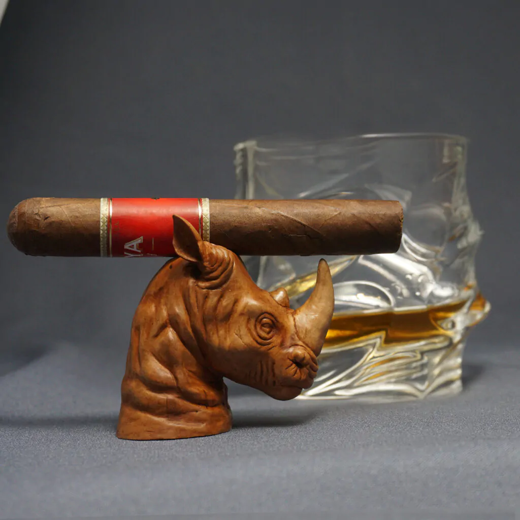 Rhino cigar stand