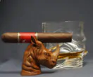 Rhino cigar stand