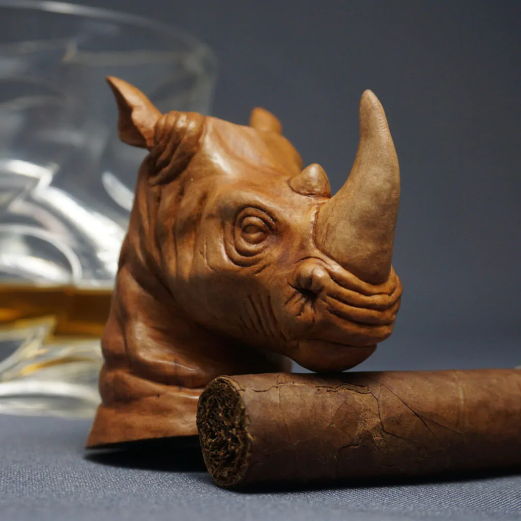 Rhino cigar stand
