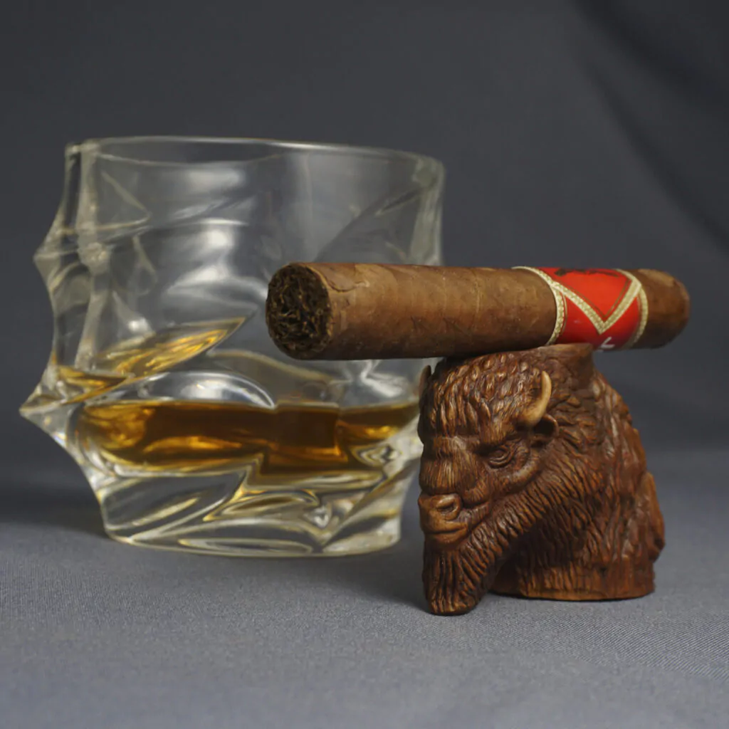 Bison Cigar Stand