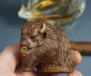 Bison Cigar Stand