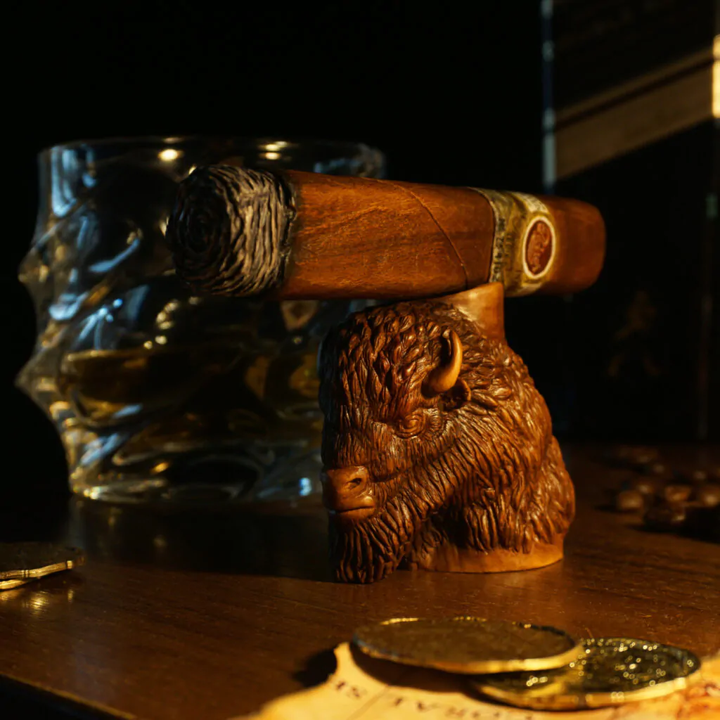 Bison Cigar Stand