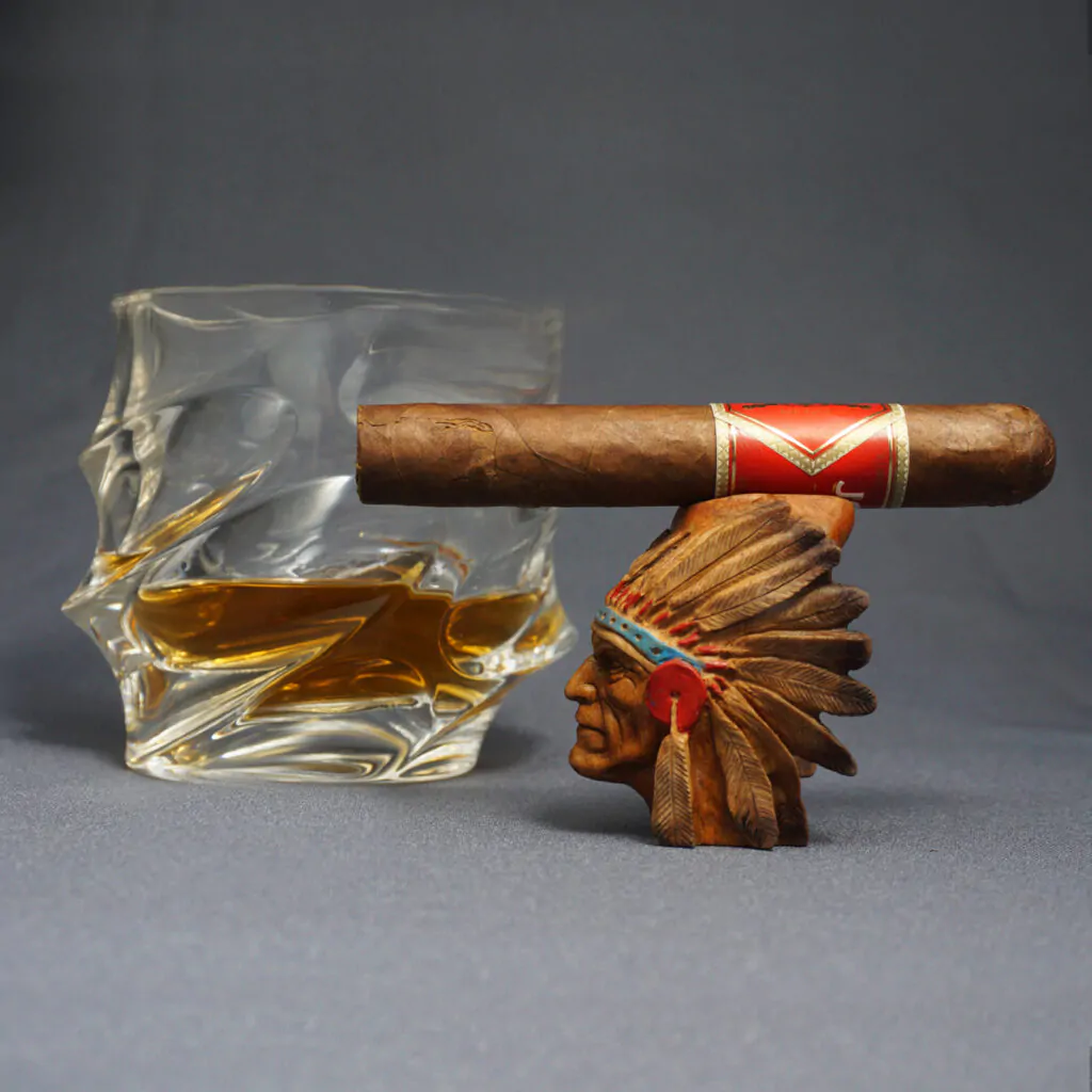 Native American Chief Cigar Stand