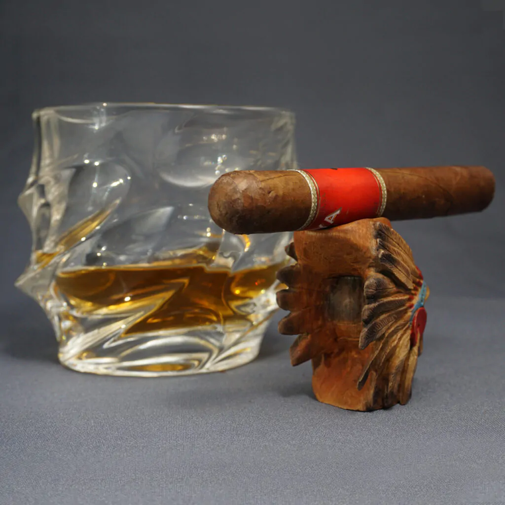 Native American Chief Cigar Stand