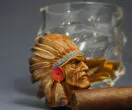 Native American Chief Cigar Stand