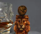 Lion cigar stand